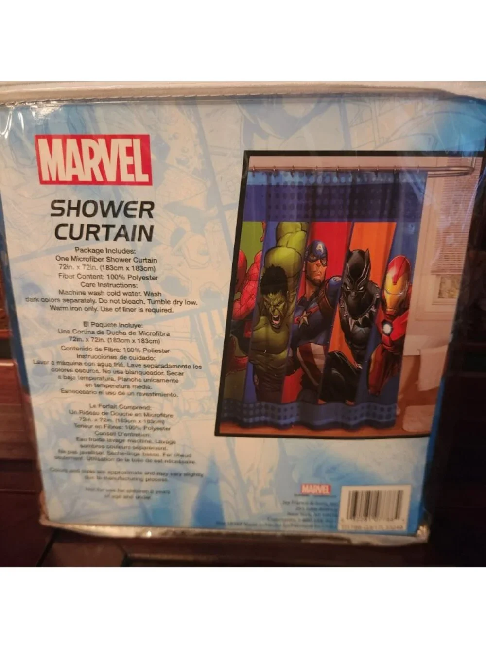 New in the package Marvel Shower Curtain 72